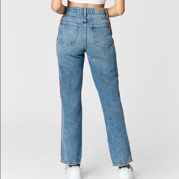 Carmar Ursula Red Stripe Jeans - Picture 3 of 4